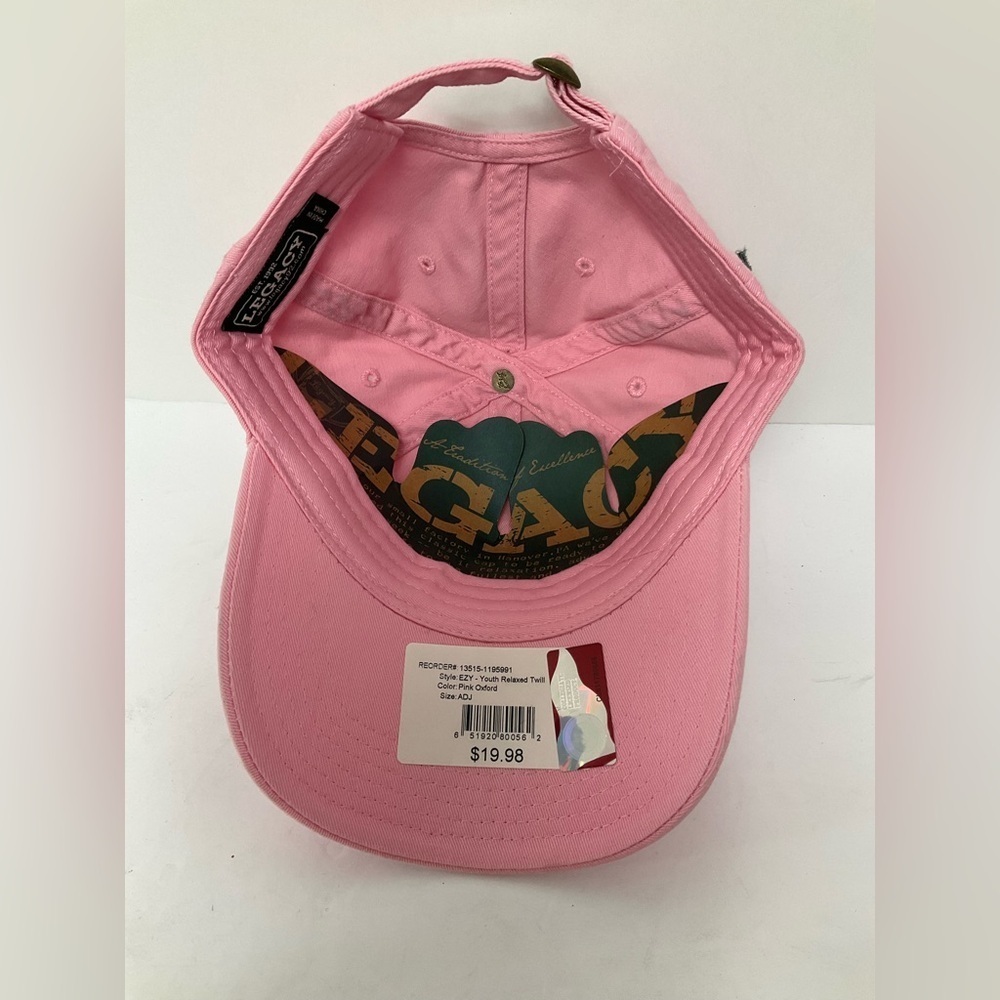 LEGACY Xavier U HBCU Light Pink Baseball Hat NWT Cotton Dad Cap Youth Adjustable - Picture 7 of 11